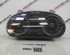 Volkswagen Polo 6R 2009-2015 Instrument Panel Clocks 91k 6R0920960K